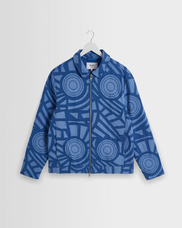 VESTE BRODÉE - bleu