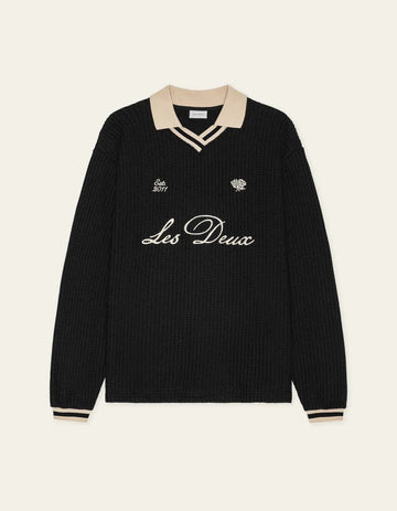 POLO KNIT - NOIR