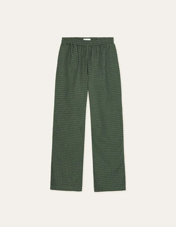 PANTALON SEERSUCKER - vert
