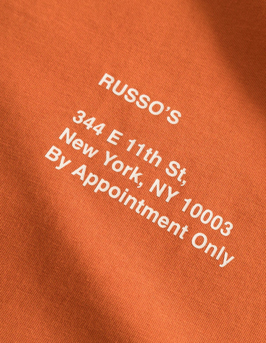 Neighbordhood t-shirt terracotta