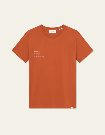 Neighbordhood t-shirt terracotta