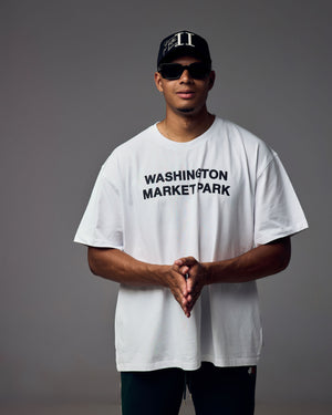 BOX TEE les deux washington market white