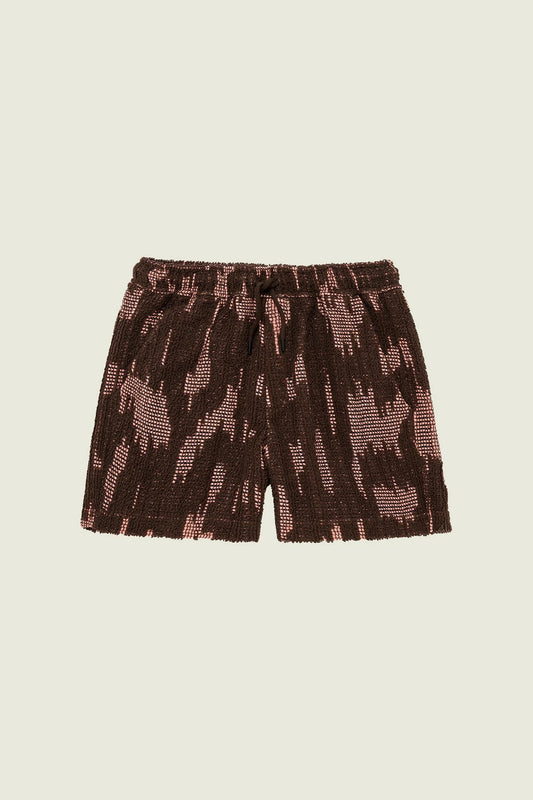 OAS SHORT CROCHET brown/pink