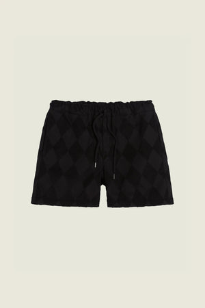 DIAMOND BLACK TERRY SHORTS